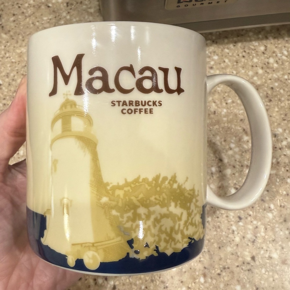 Starbucks Mug Macau Global Icon Series Cup  2011 Collector Series. 16 oz.